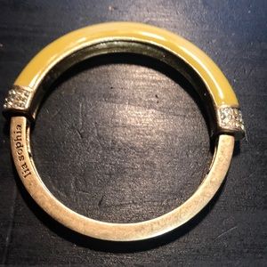 Lia Sophia Jewelry - Lia Sophia bangle yellow w/rhinestones Lia Sophia Jewelry - Lia Sophia bangle yellow w/rhinestones
